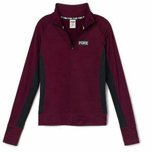 VS PINK Ultimate Half Zip Jacket